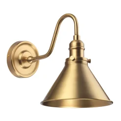 Online Elstead Wandlampe ISMENE Messing Strahler Industrie Design