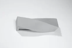 Sollux Wandlampe Keramik 42 cm lang Up Down indirekt E27 Grau* Wohnzimmerlampen|Keramiklampen