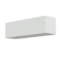 Sollux Wandlampe Keramik Glas 32,5 cm eckig Up Down bemalbar* Keramiklampen|Küchenlampen