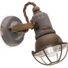Online Ferroluce Wandlampe Keramik Metall E14 verstellbar Vintage