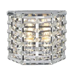 Elstead Wandlampe Kristall Metall Modern elegant BERSIVA* Wandleuchten|Flurlampen