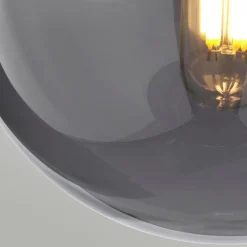 Outlet Elstead Wandlampe Kugel Schirm Grau Nickel E14 Retro Design