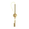 Maytoni Wandlampe LED Aluminium H: 84,4 cm in Gold Weiß 600 lm* Led Lampen|Wandleuchten