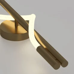 Maytoni Wandlampe LED Aluminium H: 84,4 cm in Gold Weiß 600 lm* Led Lampen|Wandleuchten