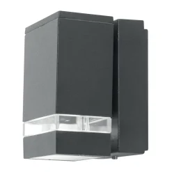 Elstead Wandlampe LED Außen Modern eckig IP44 Haustür Aluminium* Außenwandleuchten|Moderne Außenleuchten