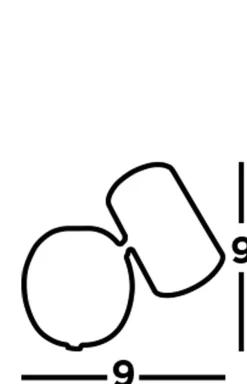 Searchlight Wandlampe LED Weiß 3000 K 350 lm Metall verstellbar* Led Lampen|Wandleuchten