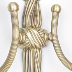 Giovanni Battista Wandlampe Leuchter 2-flmg Bronze aus Echt-Messing* Wandleuchten|Esszimmer Lampen