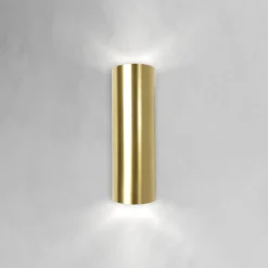 Giovanni Battista Wandlampe Messing H: 27 cm Up Down 2-flammig in Bronze* Wandleuchten|Flurlampen