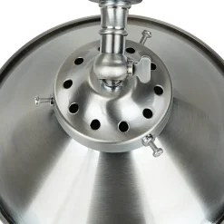 New Giovanni Battista Wandlampe Messing in Silber matt verstellbar E27