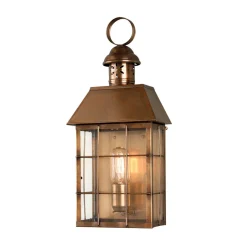 Outlet Elstead Wandlampe Messing IP44 Vintage glanzvoll MICARE