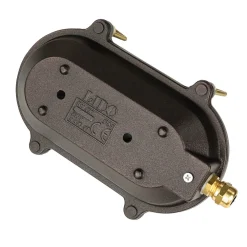 Lido Wandlampe Messing Riffelglas IP64 rostfrei E27 außen* Rustikale Lampen|Metall Lampen