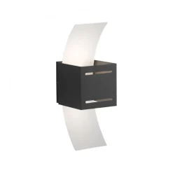 Paul Neuhaus Wandlampe Metall Anthrazit indirekt G9 H:30 cm Modern* Wohnzimmerlampen|Flurlampen