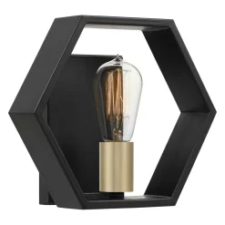 Elstead Wandlampe Metall B: 25,4 cm in Schwarz Gold Modern* Wandleuchten|Flurlampen