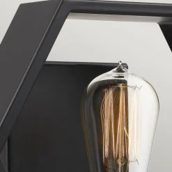 Elstead Wandlampe Metall B: 25,4 cm in Schwarz Gold Modern* Wandleuchten|Flurlampen