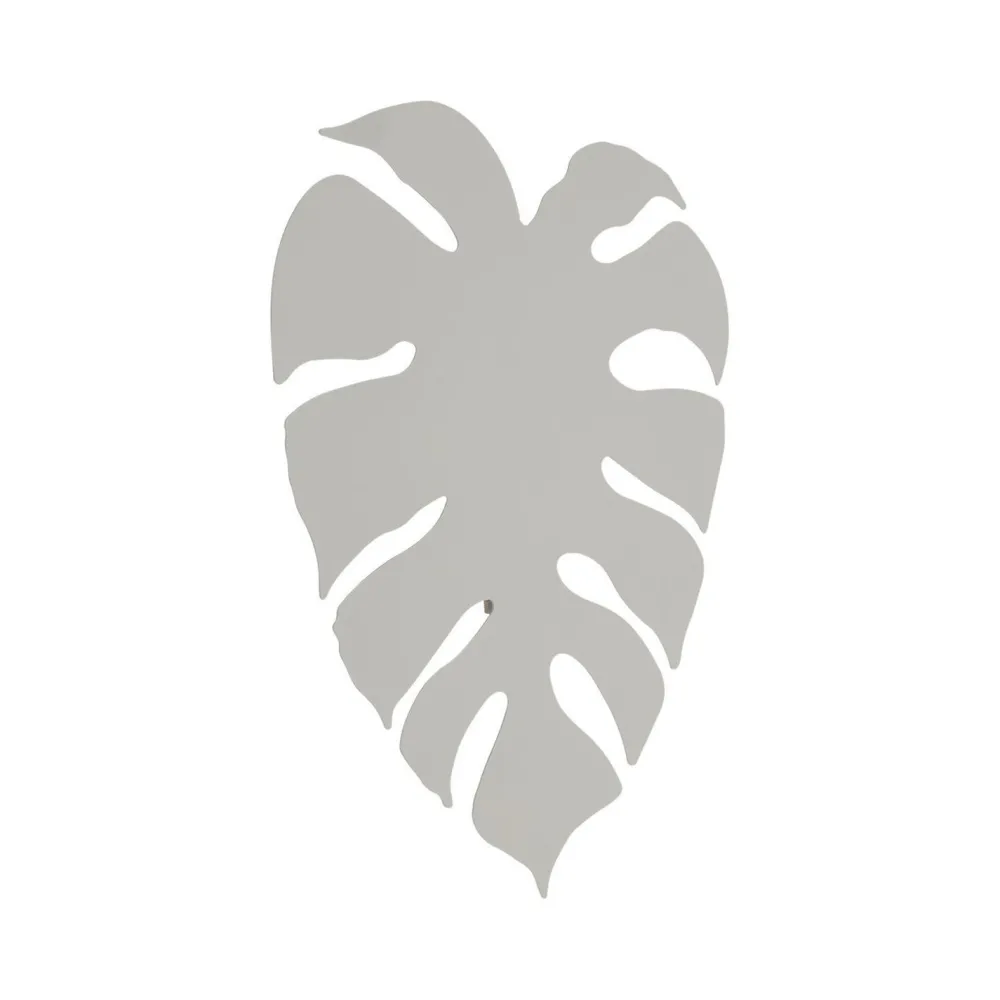 TK Lighting Wandlampe Metall Beige H: 40c m Monstera Blatt 3x G9* Wandleuchten|Flurlampen