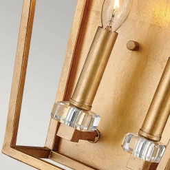 Elstead Wandlampe Metall E14 H: 43,1 cm in Messing Antik TARIN* Wandleuchten|Flurlampen