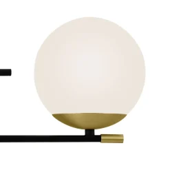 Outlet Maytoni Wandlampe Metall Glas E14 44 cm breit 2-flammig Modern