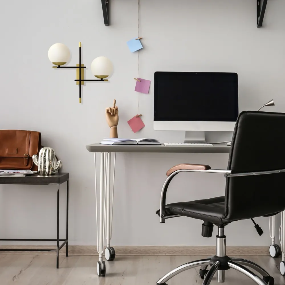 Outlet Maytoni Wandlampe Metall Glas E14 44 cm breit 2-flammig Modern