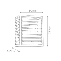 Elstead Wandlampe Metall Glas E27 28,8 cm hoch Gunmetal Grau* Flurlampen|Wohnzimmerlampen