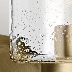 Elstead Wandlampe Metall Glas H: 23,5 cm in Messing E27 Vintage* Wandleuchten|Wohnzimmerlampen