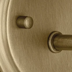 Elstead Wandlampe Metall Glas H: 23,5 cm in Messing E27 Vintage* Wandleuchten|Wohnzimmerlampen