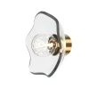 Best Maytoni Wandlampe Metall Glas in Messing G9 Modern NILS
