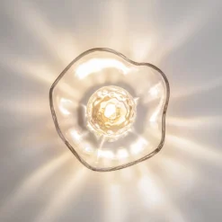 Best Maytoni Wandlampe Metall Glas in Messing G9 Modern NILS