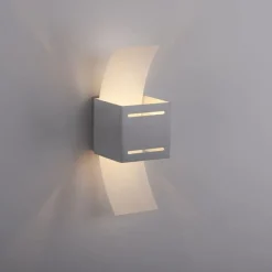 Sale Paul Neuhaus Wandlampe Metall in Aluminium indirekt G9 H:30 cm