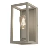 Luminex Wandlampe Metall in Beige B:15 cm E27 wohnlich Zeitlos* Wandleuchten|Flurlampen