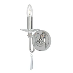 Outlet Elstead Wandlampe Metall in Nickel poliert CANDELA 6