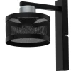 Sigma Wandlampe Metall Schwarz Silber H:25 cm E27 klein* Wandleuchten|Küchenlampen