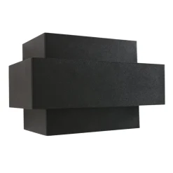 Clearance Steinhauer Wandlampe Metall Schwarz Gold B:20 cm inkl. G9 indirekt