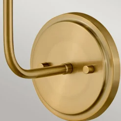 Elstead Wandlampe mit Schalter 40cm hoch E27 Metall in Messing Schwarz* Wandleuchten|Wohnzimmerlampen