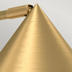 New Elstead Wandlampe mit Schalter Dimmer 21,3 cm hoch E27 in Gold