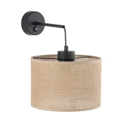 Outlet TK Lighting Wandlampe mit Schalter Jute E27 H: 30 cm Boho RIANNE