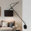 Clearance Nowodvorski Wandlampe mit Schalter Schwarz Gold VIPER flexibel