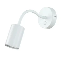 Easylight Wandlampe mit Schalter Weiß verstellbar Lesearm GU10* Wandleuchten|Küchenlampen