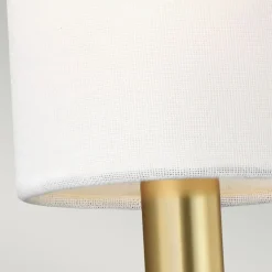 Elstead Wandlampe mit Schirm in Messing Weiß Jugendstil* Wandleuchten|Jugendstil Lampen