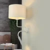 Nowodvorski Wandlampe mit Schwanenhals Weiß E27 + G9 H: 50 cm* Wandleuchten|Moderne Lampen