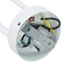 Nowodvorski Wandlampe mit Schwanenhals Weiß E27 + G9 H: 50 cm* Wandleuchten|Moderne Lampen