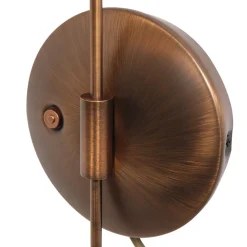 Steinhauer Wandlampe mit Stecker dimmbar Glas Metall inkl. G9* Wandleuchten|Flurlampen