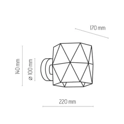 TK Lighting Wandlampe Modern Weiß Silber Stoff Metall blendarm* Wandleuchten|Flurlampen