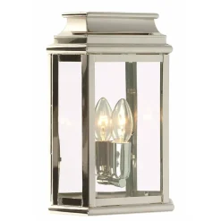 Elstead Wandlampe Nickel IP44 Echt-Messing wetterfest* Metall Lampen|Messinglampen