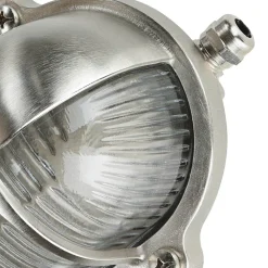 Lido Wandlampe Nickel IP64 Echt-Messing oval Maritim* Außenwandleuchten|Rustikale Lampen