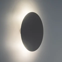 TK Lighting Wandlampe rund Ø 20 cm klein Metall Beige 2x G9 indirekt* Metall Lampen|Wohnzimmerlampen