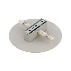 TK Lighting Wandlampe rund Ø 20 cm klein Metall Beige 2x G9 indirekt* Metall Lampen|Wohnzimmerlampen