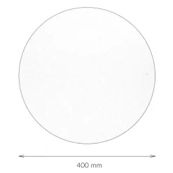 TK Lighting Wandlampe rund Ø 40 cm Metall Schwarz indirektes Licht* Moderne Lampen|Küchenlampen