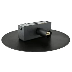 New TK Lighting Wandlampe rund flach Ø 20 cm Modern Metall Schwarz