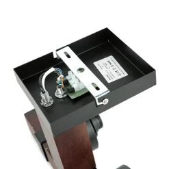 Easylight Wandlampe Rustikal B: 31 cm 2x E27 Metall Regenglas* Flurlampen|Küchenlampen