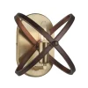 Searchlight Wandlampe Rustikal B: 23 cm klein Metall in Bronze Braun* Wandleuchten|Flurlampen